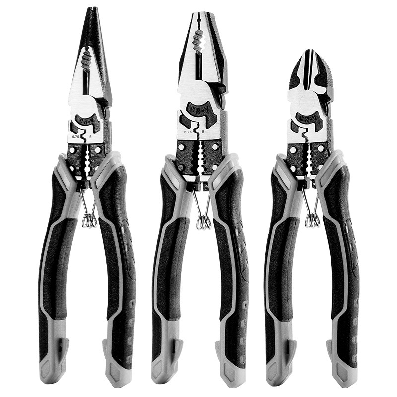 Multi Tool Plier - คีมปากแหลมอเนกประสงค์ คีมตัดสายไฟ คีมซ่อมมอเตอร์ คีมตัดสายไฟฟ้า