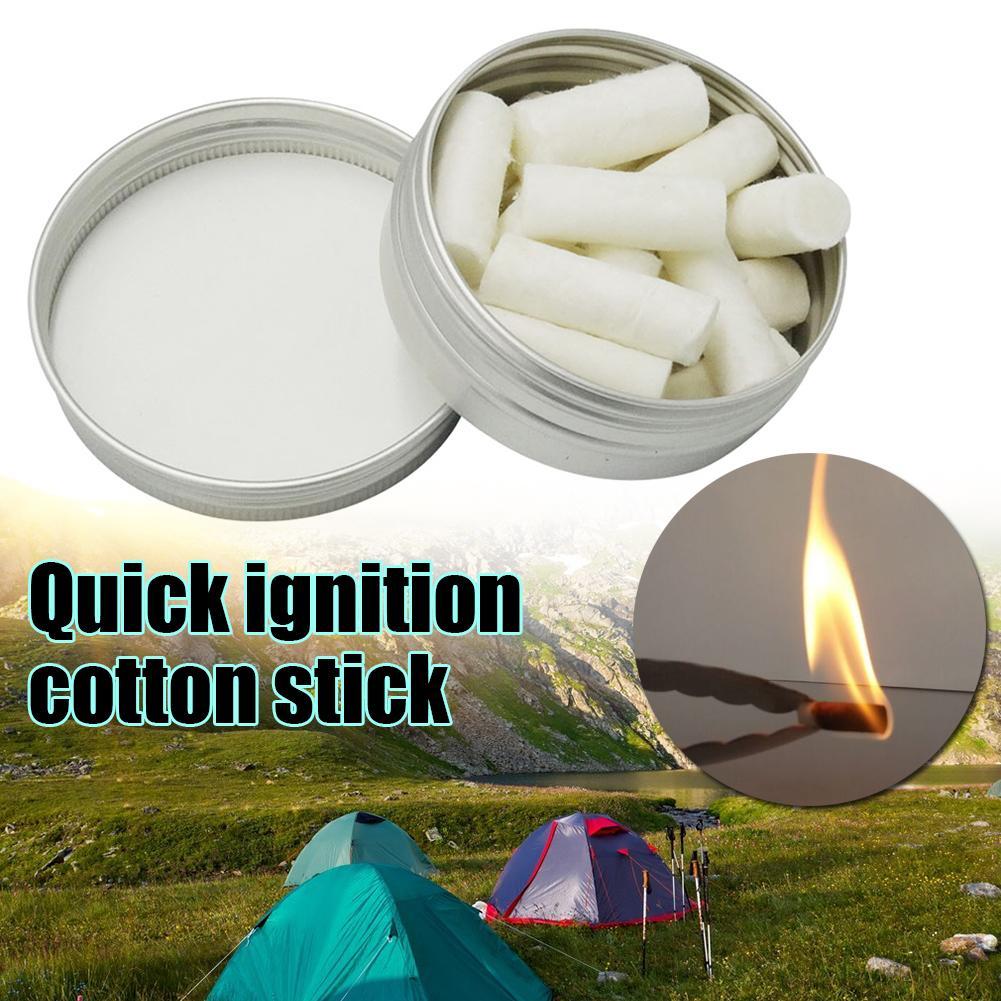 12pcs Outdoor Camping ขี้ผึ้งพ - Fire Starting Kit บทวิจารณ์และราคา