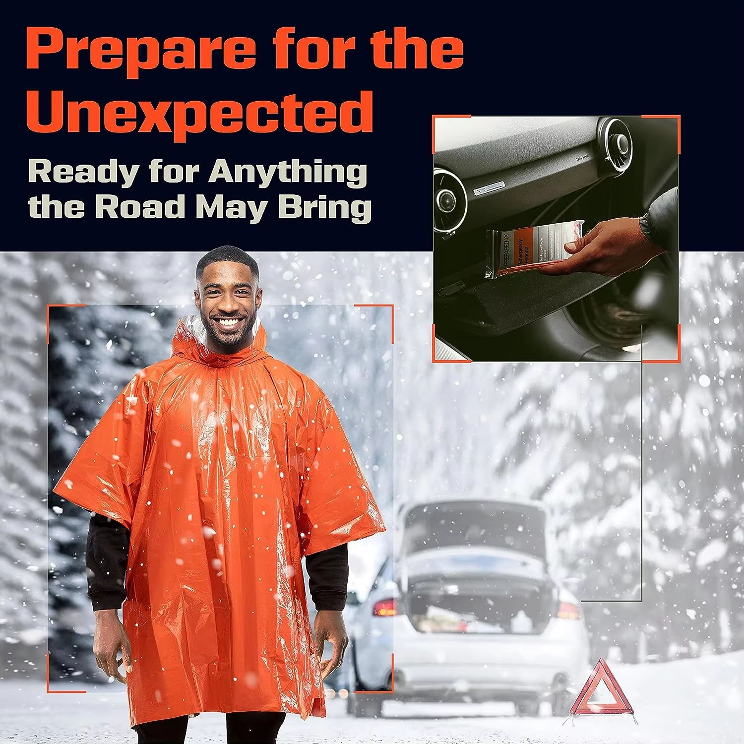 เสื้อกันฝนฉุกเฉิน ผ้าห่มกันควา - Emergency Poncho Rain บทวิจารณ์และราคา
